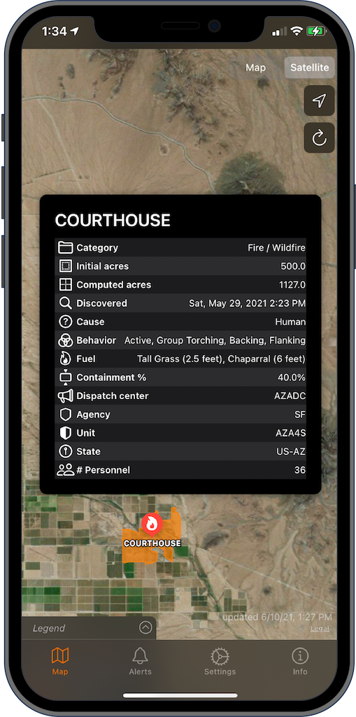 Firespot screenshot